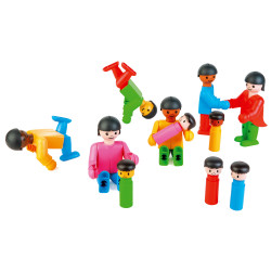 Personnages - 47 pieces poly m