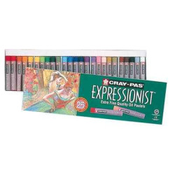 Pastels huile cray pas...