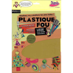 Plastique fou metallise or...