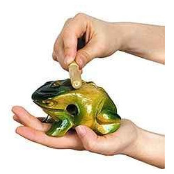 Grenouille guiro 10 cm)