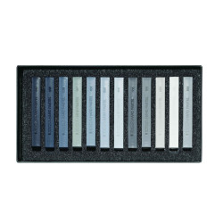 Set 12 pastels carres...