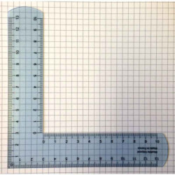 Équerre Eker 13 cm graduée