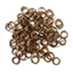 Anneaux ronds bronze 6mm...
