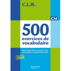 500 EXERCICES VOCABULAIRE...
