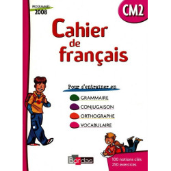 CAHIER DE FRANCAIS CM2 2009