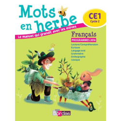 MOTS EN HERBE FRANCAIS CE1...