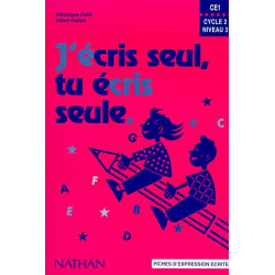 J'écris seul, tu écris...