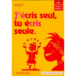J'écris seul, tu écris...