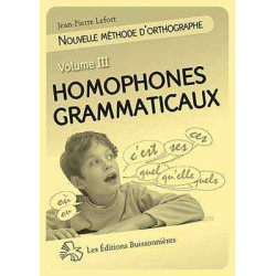 ?HOMOPHONES GRAMMATICAUX,...