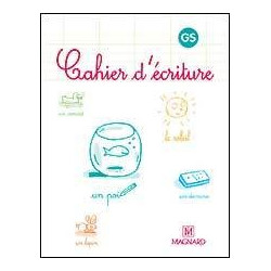 Cahier d'écriture GS