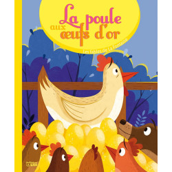 LIVRE FABLE LA POULE OEUFS OR