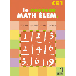 LE NOUVEAU MATH ELEM. CE1 -...