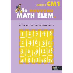 LE NOUVEAU MATH ELEM. CM1 -...