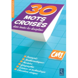 30 mots croisés dans toutes...