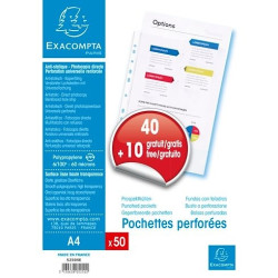 Pochettes perforées A4...