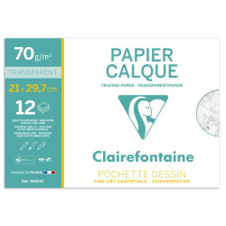 Calque 21x29,7 uni  70 gr...