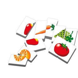 Jeu des moities fruits et...