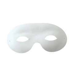 Masque blanc loup lot de 10