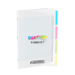 Cahier 4 en 1 piqure 24x32...