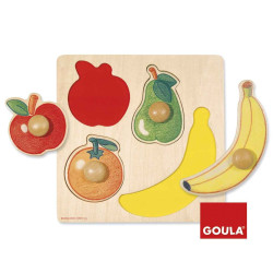 Puzzle a boutons fruits - 4...