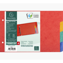Intercalaires carte lustrée...