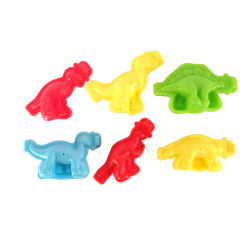 Sachet 6 Moules 3D Dinosaures