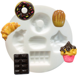 Moules silicone - lot de 6...