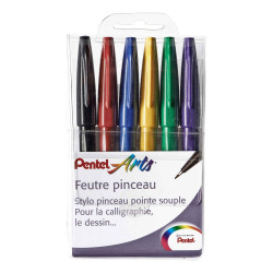 Etui 6 feutres pinceaux...