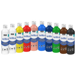 ?Gouache brillo 500ml pack...