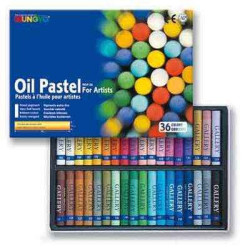 Pastels huile dia, 11  l:...