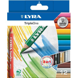 Crayons couleur triple one...