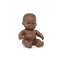 1 poupée 21 cm garçon africain