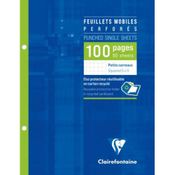 Feuillets mobiles s/étui...
