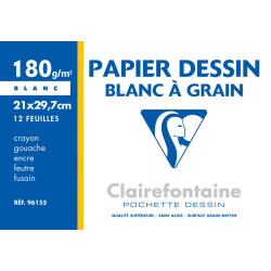 Pochette dessin blanc...