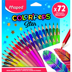Color pep's star 72 crayons...